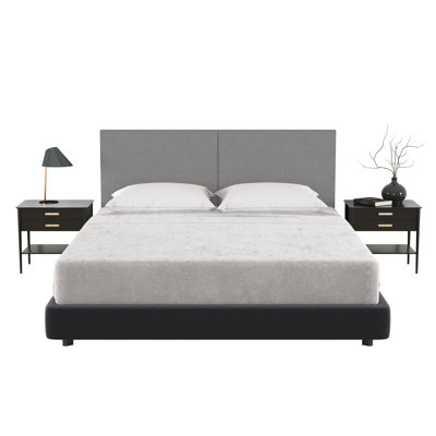 Panelist Modern Padded Headboard - Set of Wall Mounted Panels