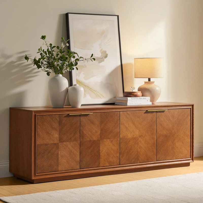 Retro simple and light luxury sideboard