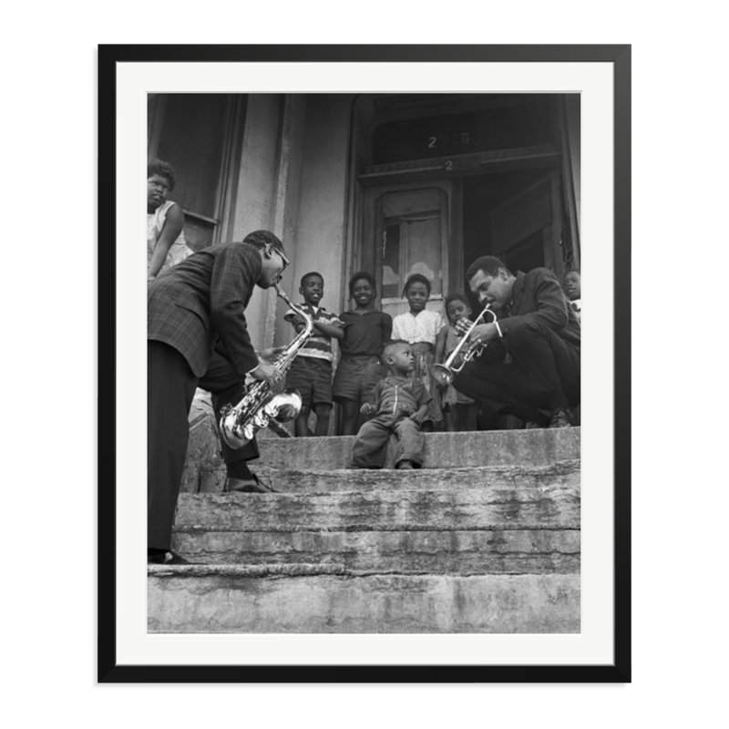 Art Farmer and Benny Golson, 38" H x 32" W