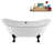 71" Streamline Clawfoot Tub,Tray,Drain and Clawfeet-101628942-102360904