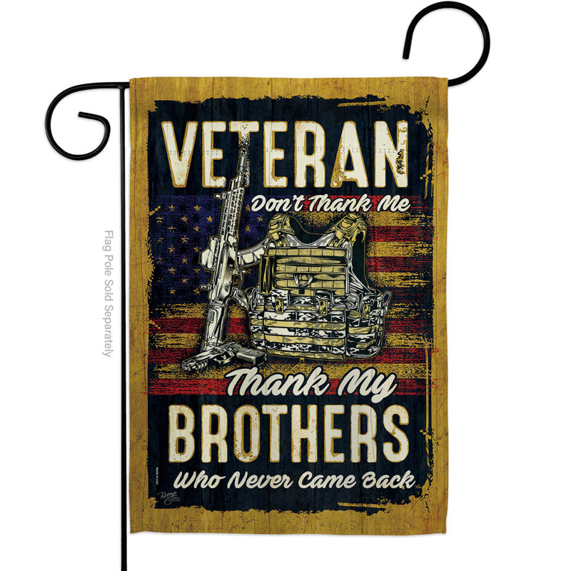 Double Sided Polyester Garden Flag, 18.5" H x 13" W
