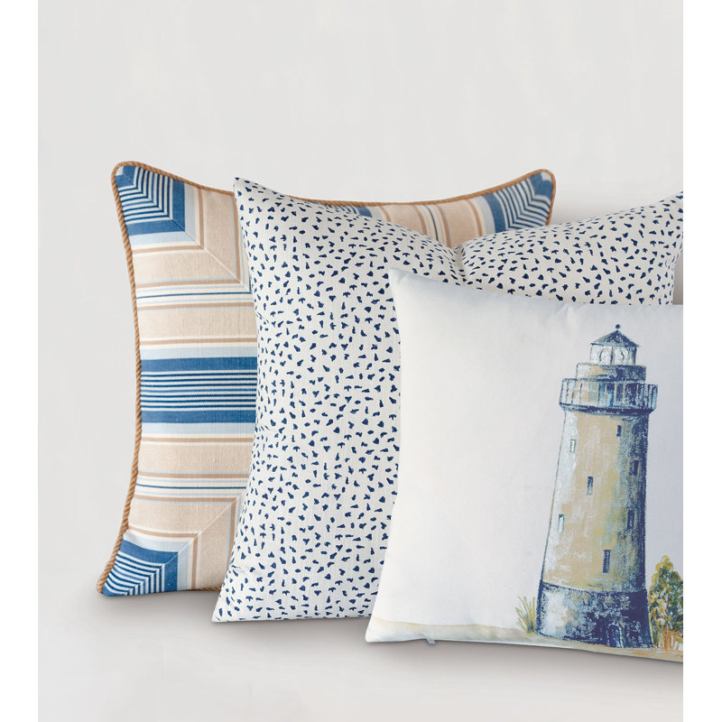 Maritime Square Pillow Cover & Insert