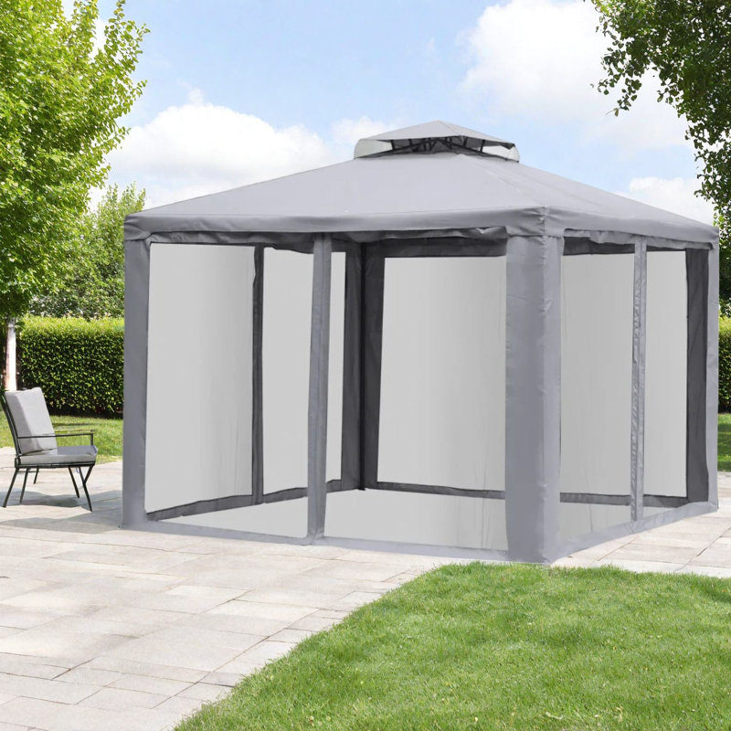 Auvents spacieux et abris de jardin (doit inclure le cadre), patio moderne en acier