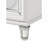 Tarian Pearl White Finish Nightstand
