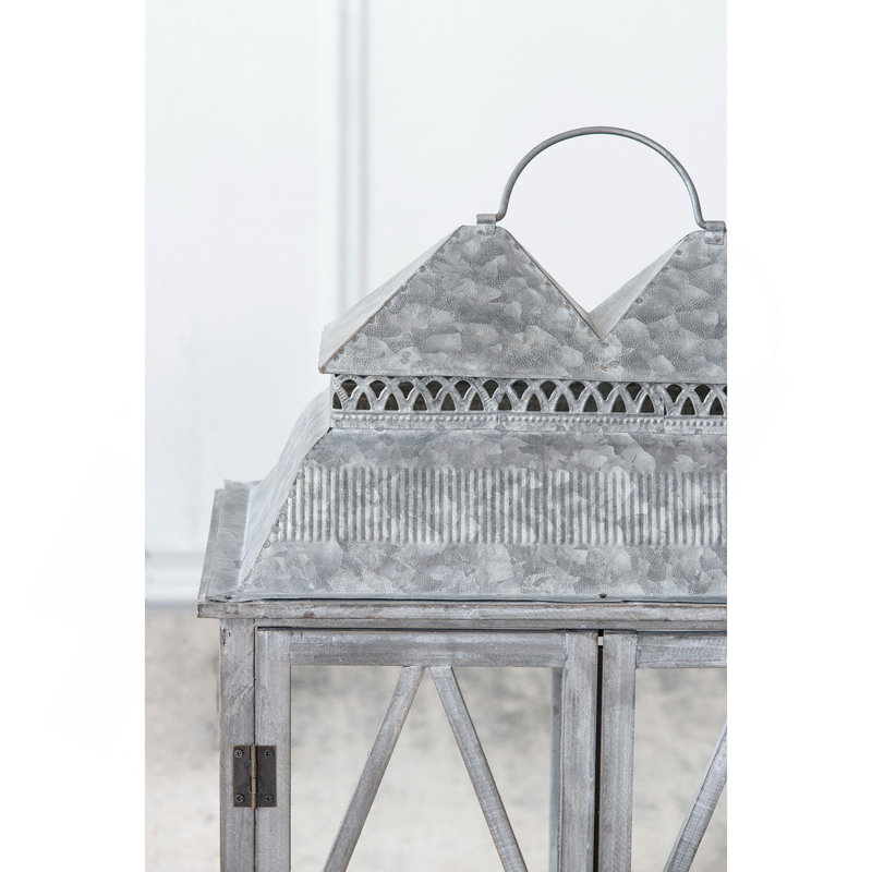 S/2 Silver Scape Lanterns
