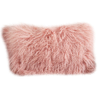 Iyana Solid Colour Wool Throw Pillow