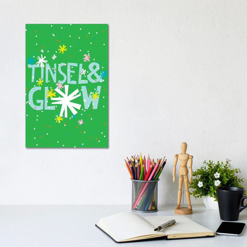 Merry & Bright I by Blanckslate - Wrapped Canvas Gallery-Wrapped Canvas Giclée, 20.32 cm H x 30.48 cm W
