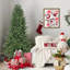 Arbre de Noël artificiel avec embouts de branches mixtes en PE et PVC-1755743666