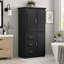 Armoire de rangement multifonctionnelle robuste avec amplement d'espace de rangement réglable-1604481417