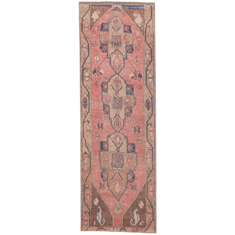 Tapis de performance en polyester Asuncin, Tapis de couloir 2 pi 6 po x 7 pi 6 po
