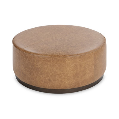Clair Leather Cocktail Coffee Table