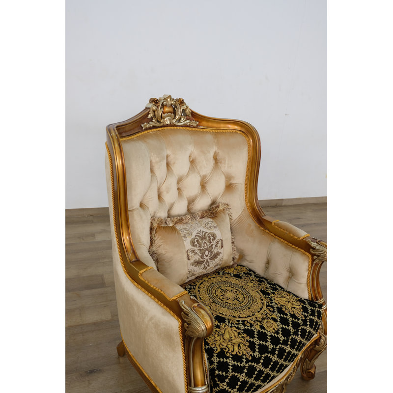 Ensemble de salon Saltz II, Noir / beige