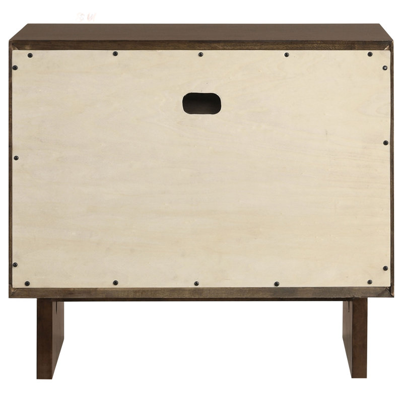 Table de chevet 2 tiroirs Hemlock