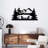 Lake View Metal Wall Art - Scenic Nature Landscape Decor - Mountain Lake Silhouette Design - Rustic Outdoor Wall Hanging - Modern Industrial Metal Sculpture - Cabin Lodge Home Decor - Large Statement Art Piece-1391496436-1391496438