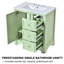 Meuble-lavabo de salle de bain avec lavabo en céramique-210171658