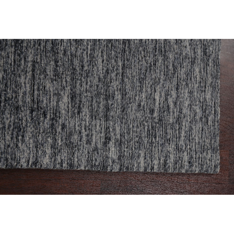 Tapis contemporain en laine noué à la main 4 pi x 6 po rectangulaire 4 pi 5 po x 6 pi