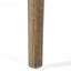 Table en bois avec finition grise, 47,36 po x 47,36 po de long, pour le plaisir dans la cour-1377743751