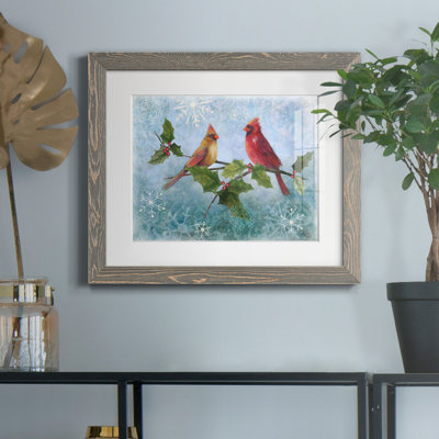 " Winter Cardinal Duet II "