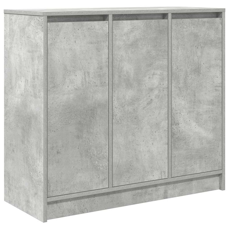 Sideboard 85X34x76 Cm Engineered Wood, Concrete Grey