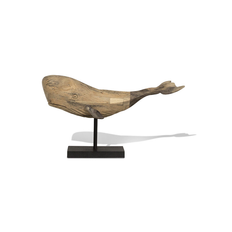 Figurine de support, H 7 po x l 14 po x P 7,5 po, Marron foncé