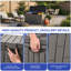 Boîte de rangement pour terrasse en résine imperméable 60 gallons Edrosie Inc-132785586-132785585