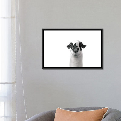 «L amovible Llama II» par Laura Marshall, reproduction d'art sur toile tendue