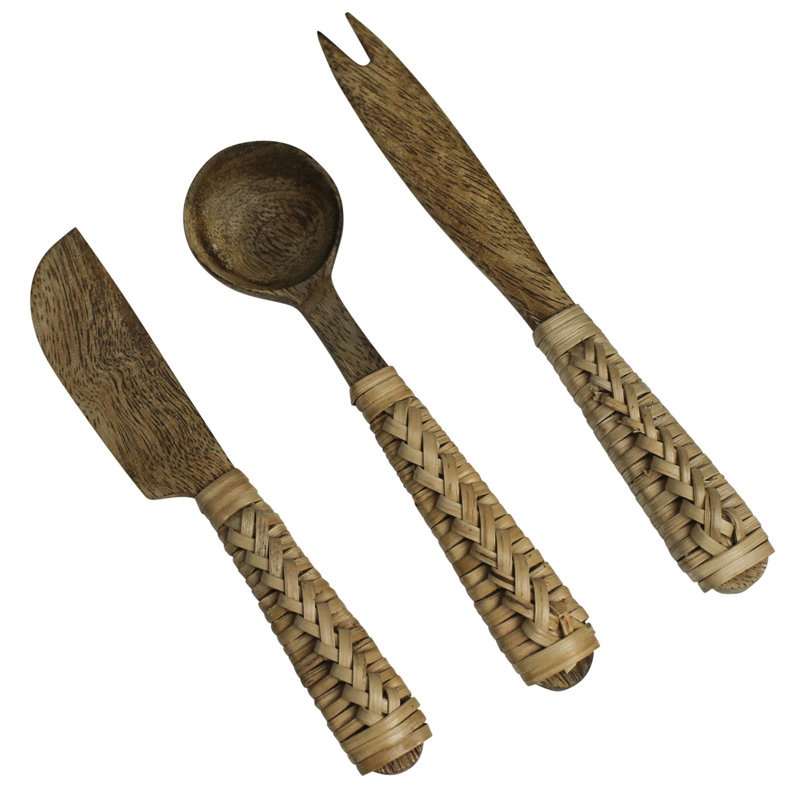 Fourchette de service en bois Aprea