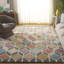 Tapis gris / beige en laine / coton touffeté à la main Rodeo Drive-94664241