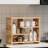 Rustic Wall Shelf, Atlantic Pine Finish, 19.1 x 15.7 x 8.4 inches | 100% Melamine Coated Particle Board, Thickness: 0.7 inches | Stylish Storage Solution for Home Décor, Perfect for Living Room & Bedroom Use-102349804
