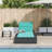Sunbed With Floating Cushion Gray Poly Rattan-1057401101-1057401104
