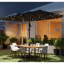 Parasol à double face facile à utiliser avec base, parasol de patio avec lumières solaires à DEL, parasol à double face Parasol-133600136