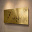 «Natural Abstract II» par Laura Horn, art mural en métal doré, 24 po x 12 po-133656438