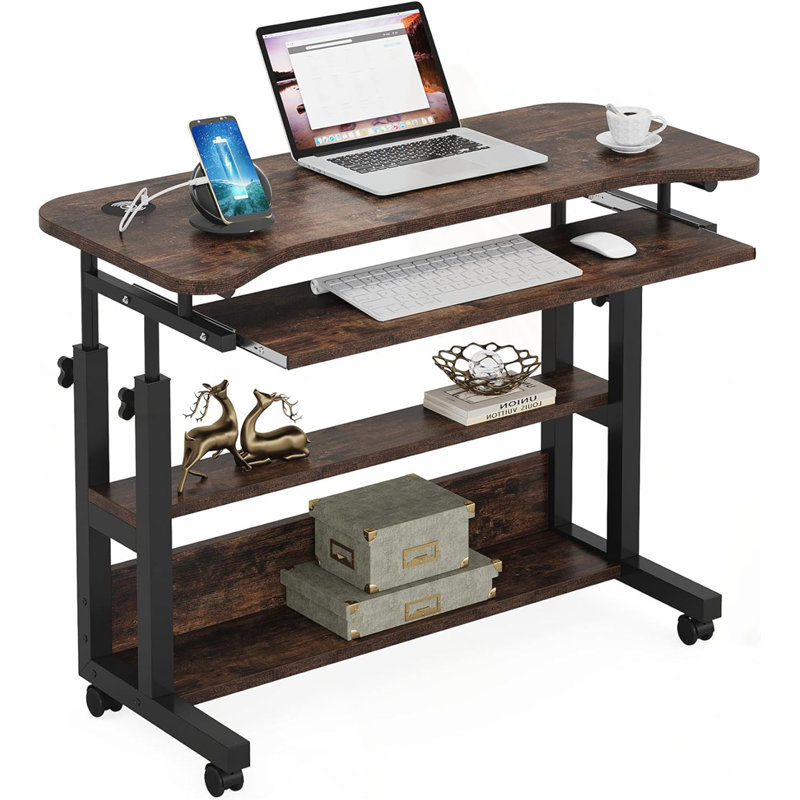 Bureau portatif 32 "avec prises de courant