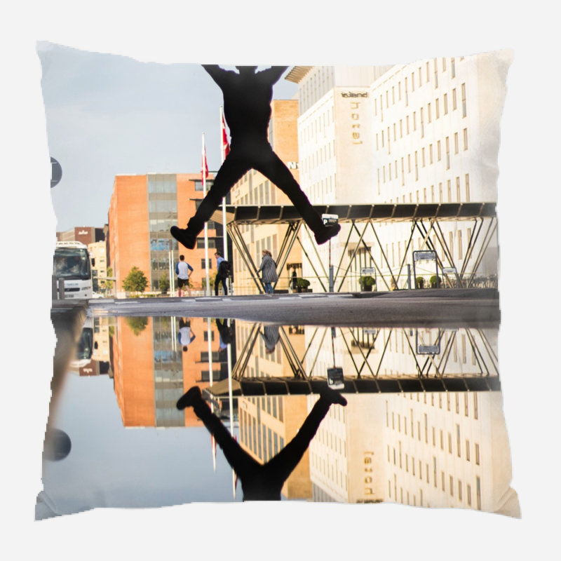 Coussin décoratif Reuter, Microsuède, Intérieur