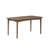 Rectangular Wood Dining Table with Curved Edges-1316585997