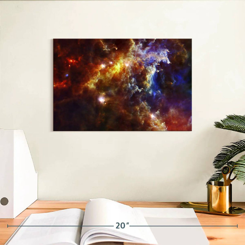 Oberle Rosette Nebula, 8" H x 12" W