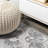 Isbell Modern Medallion High-Low Light Gray/Ivory Indoor/Outdoor Rug-1917165272