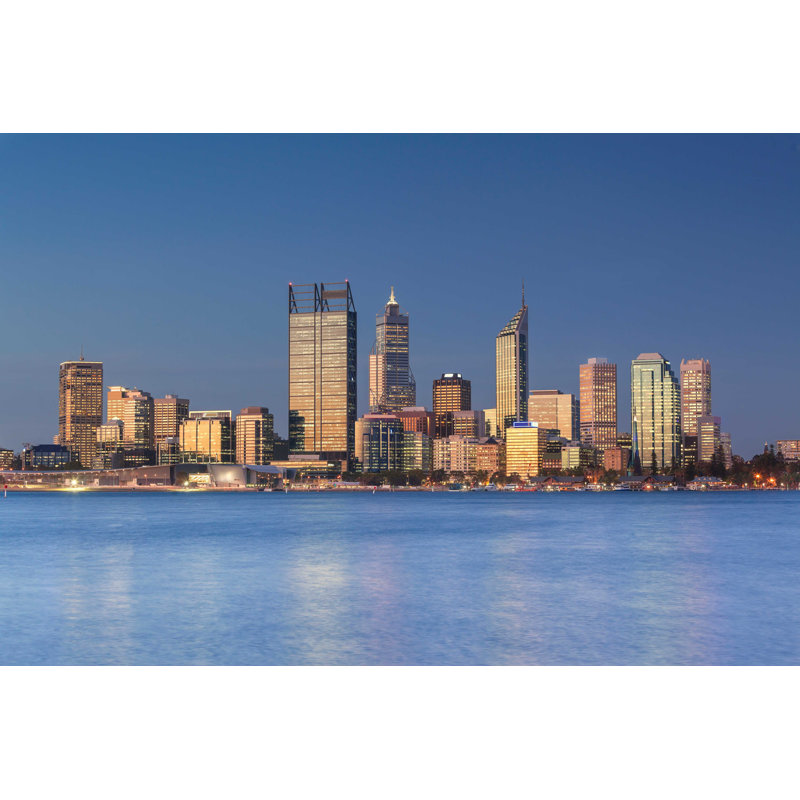 Perth, Australie - photographie sur toile tendue, L 12 po x H 8 po