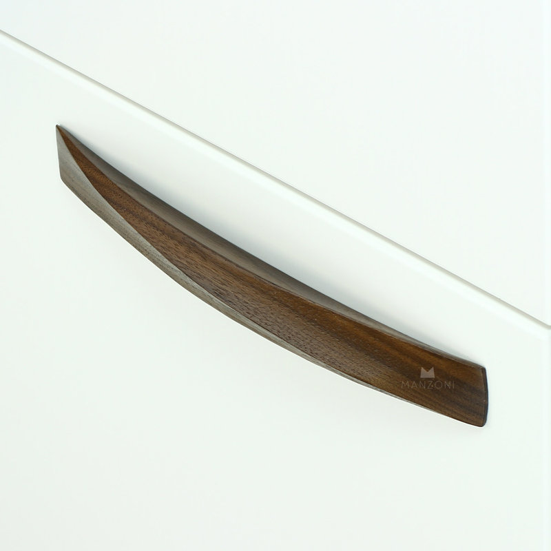 Poignée d'armoire Ridged, Noyer, 6 5/16"