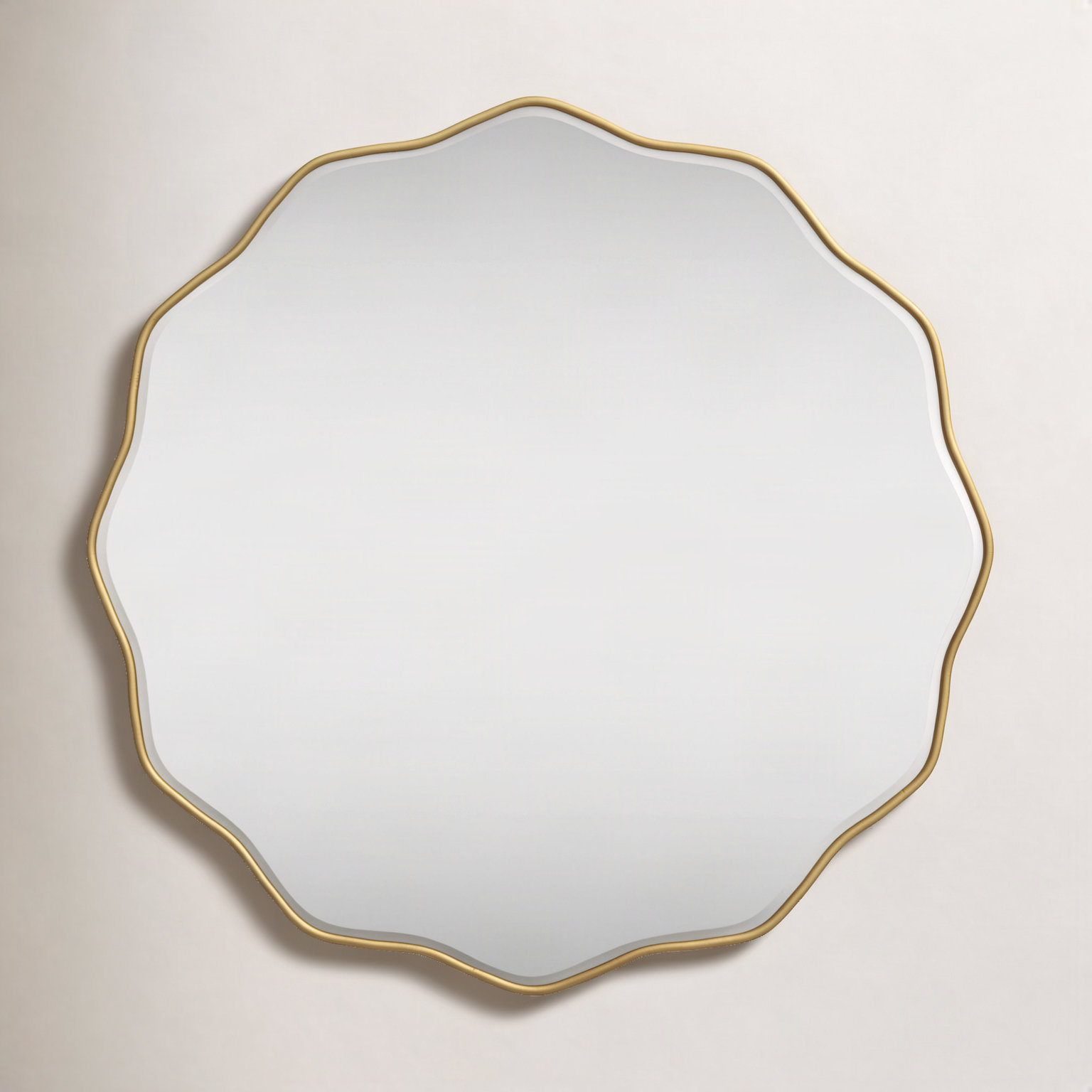Francina 32" Accent Mirror, Gold, 26" x 26"