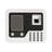 Time Clock,  Facial & Fingerprint Recognition Time Card Machine, Office Punch Clock-136026439