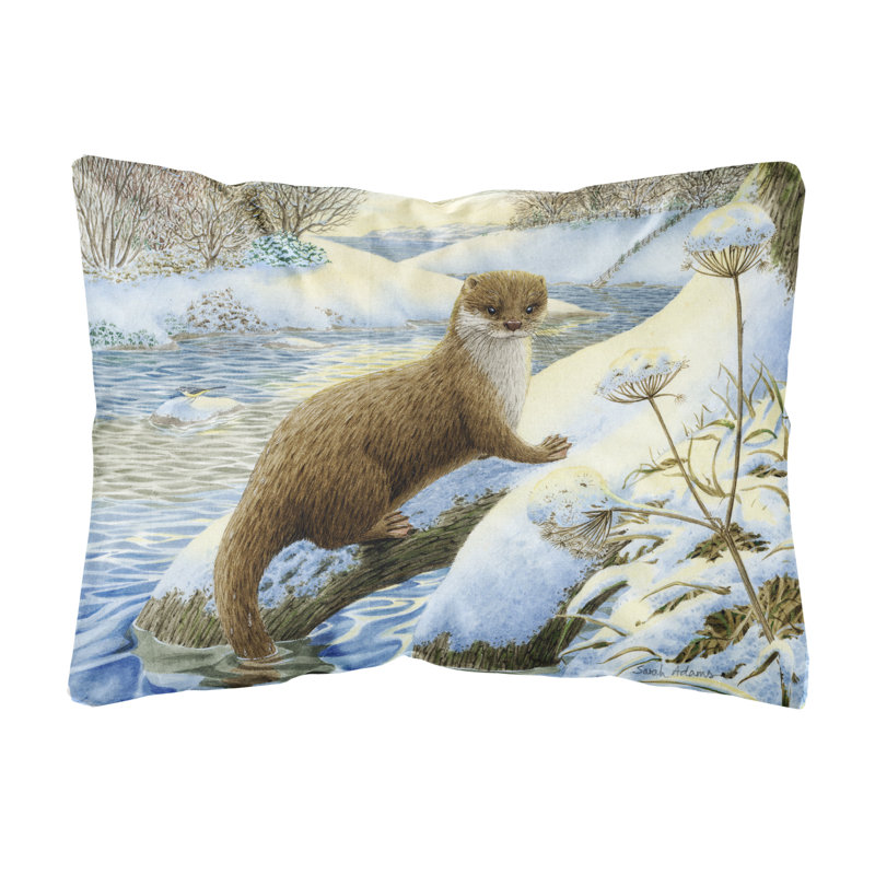  Coussin décoratif intérieur / extérieur Winter Otter