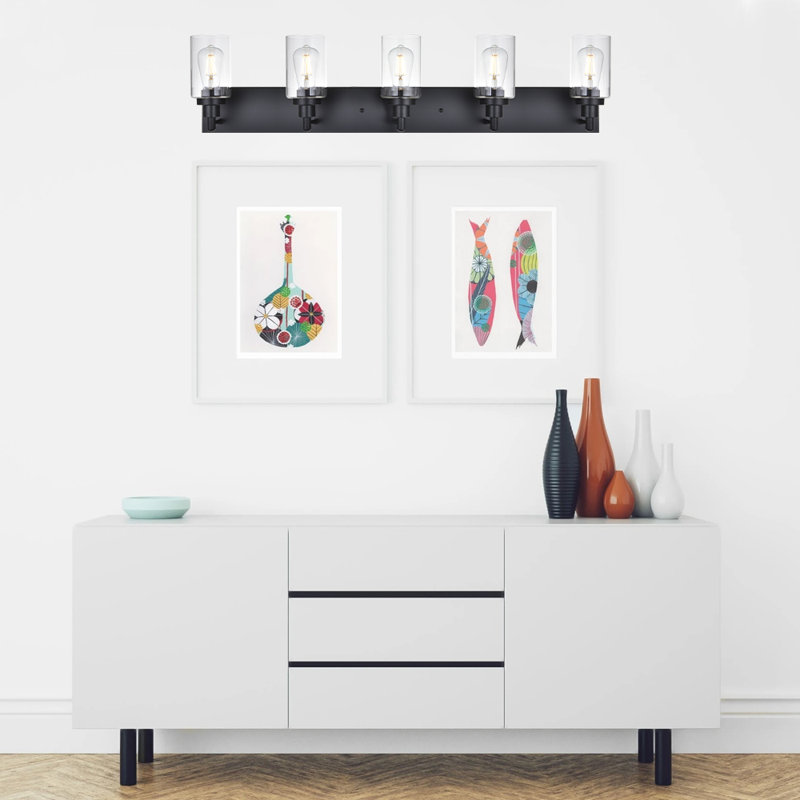 Ridpath 5 - Light Dimmable Vanity Light, Matte Black