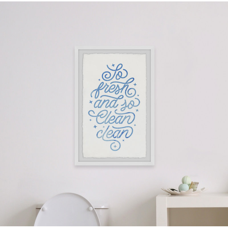 Clean And Fresh - Single Picture Frame Print, 61cm H x 41cm W x 3.81cm D