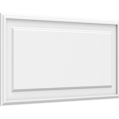 Panneau mural surélevé en PVC blanc Legacy