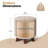 Storage Ottoman With Padded Seat, Modern Cotton-Linen Footrest, Round Stool For Living Room Bedroom-802350580
