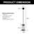 Amirrah 1 - Light Matte Black Lantern Pendant
