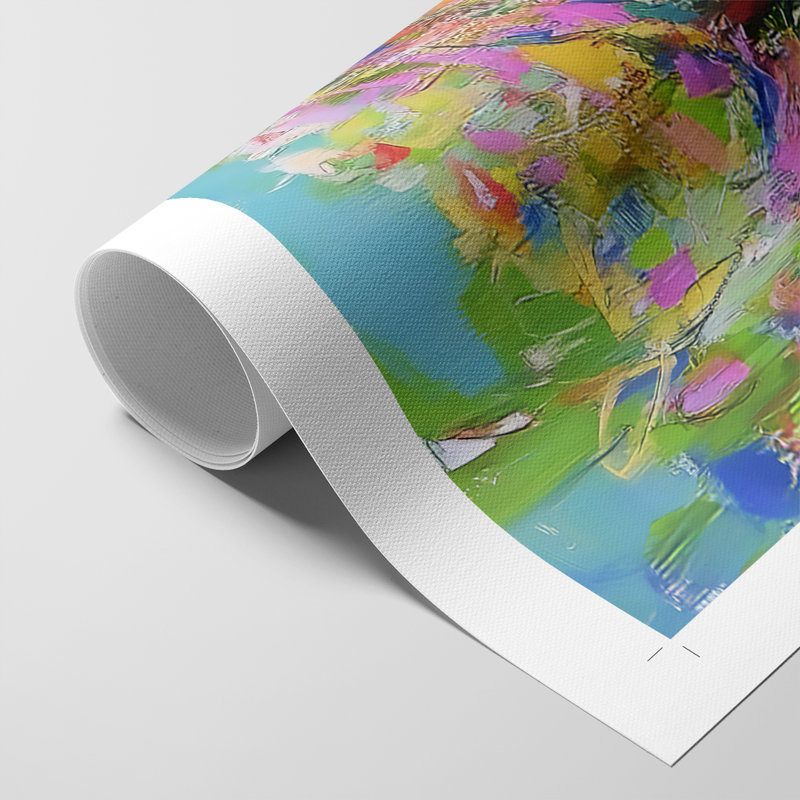 FLORAL Series DLxx - Impression sur toile seulement - NON-CADRE, H 27 po x l 18 po