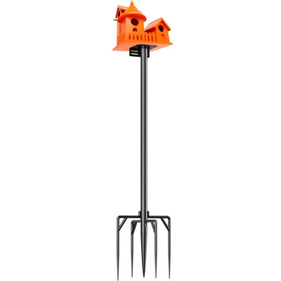 Bird House Pole Stand 79", Dia 1 Inch Smart Bird Feeder Pole