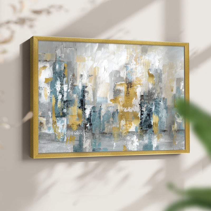City Views II -Framed Print - Restickable, 22" H x 28" W